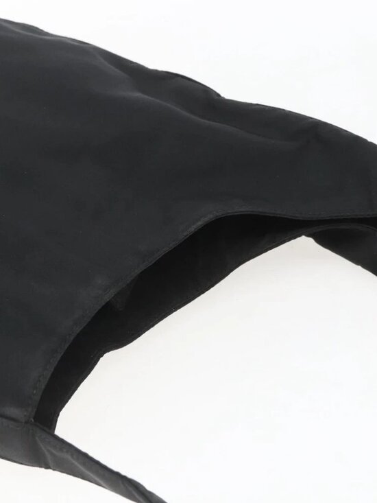 PRADA Shoulder Bag Nylon Black Silver - Picture 10 of 14